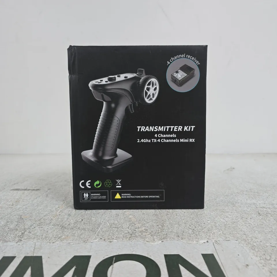 RC TRANSMITTER KIT – 4 CHANNEL, 2.4GHZ (BOXED)
