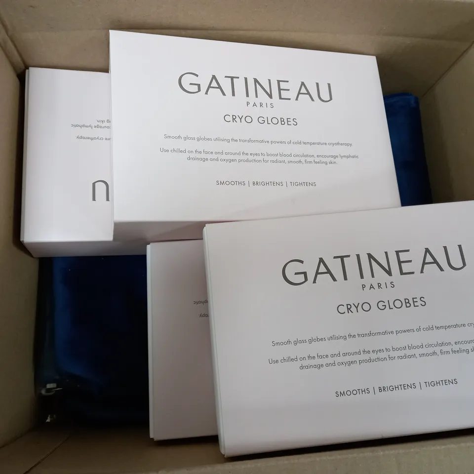 BOX OF 4 GATINEAU CRYO GLOBES 