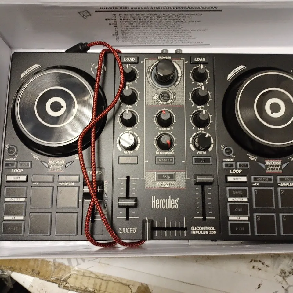 BOXED HERCULES DJ CONTROL 200