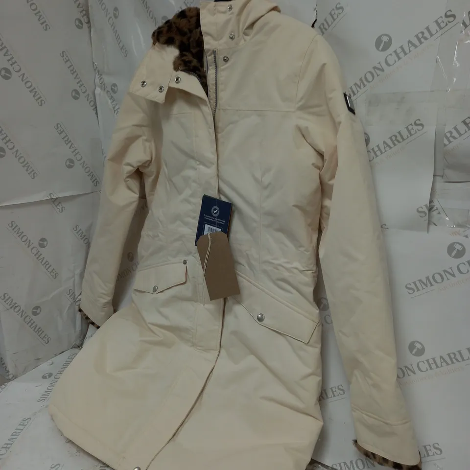 VANILLA REGATTA WATERPROOF FAUX FUR LADIES COAT SIZE 10