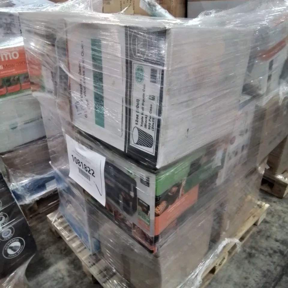 PALLET OF APPROXIMATELY 19 UNPROCESSED RAW RETURN HOUSEHOLD AND ELECTRICAL GOODS TO INCLUDE;