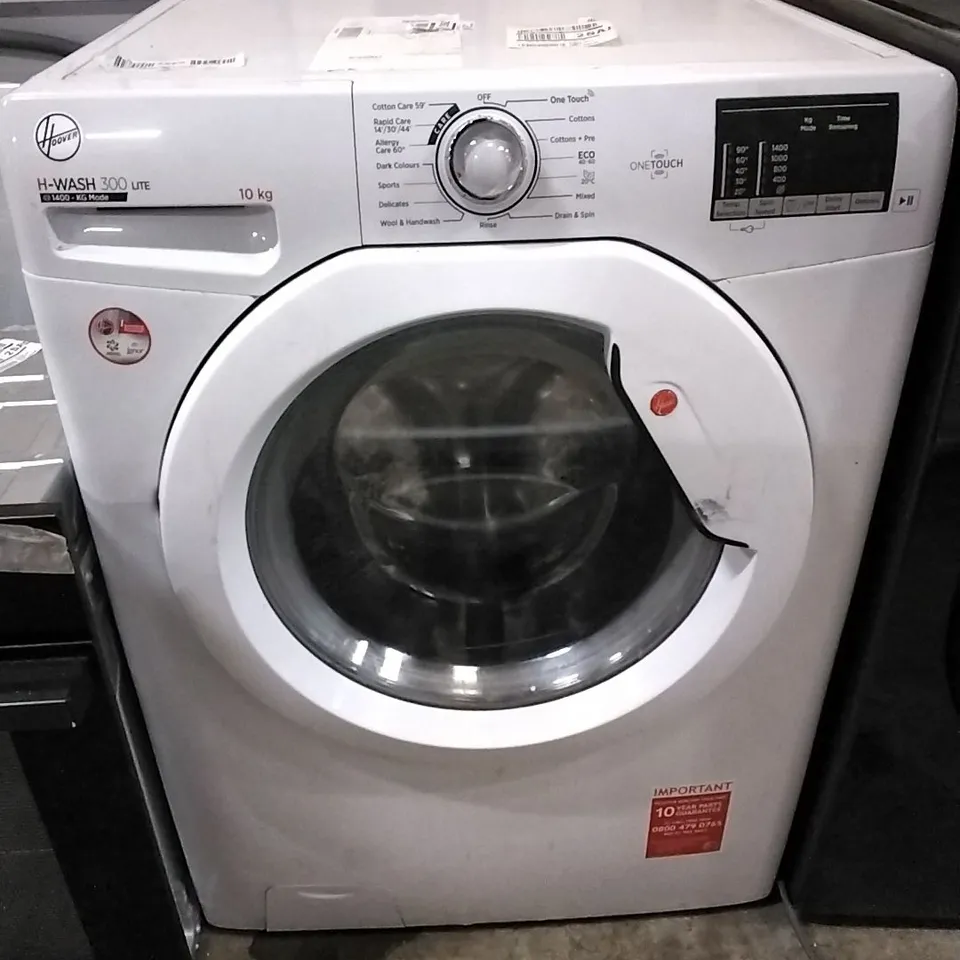 HOOVER H-WASH 300 LITE 10KG FREESTANDING WASHING MACHINE IN WHITE - H3W4102DAE