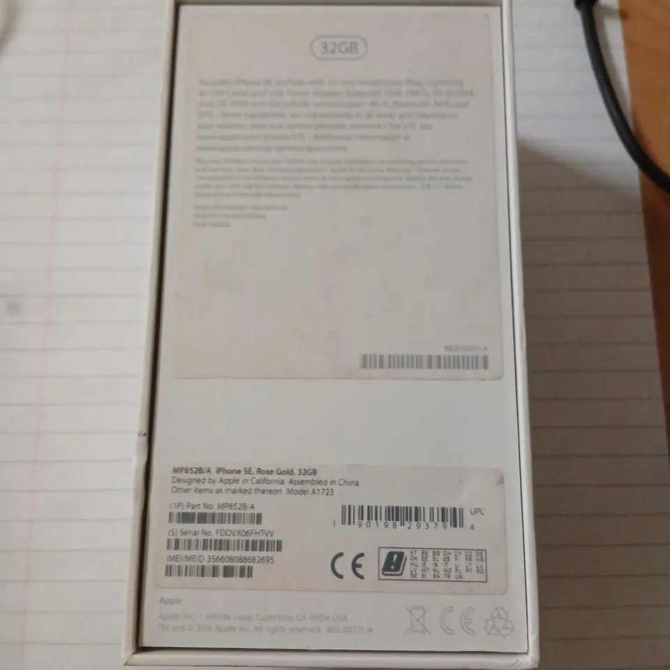 Apple iPhone SE Rose Gold 32GB – Boxed