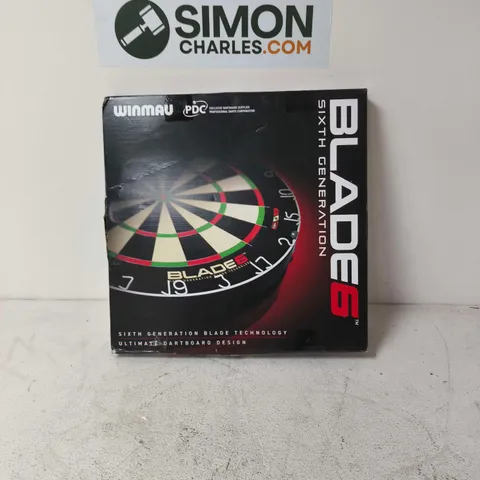 WINMAU BLADE 6 SIXTH-GENERATION DARTBOARD β BOXED