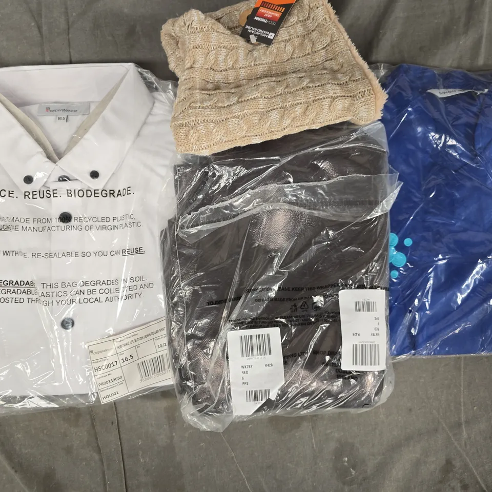 APPROXIMATELY 20 ASSORTED CLOTHING AND FASHION PRODUCTS IN VARIOUS STYLES AND SIZES - COLLECTION ONLY