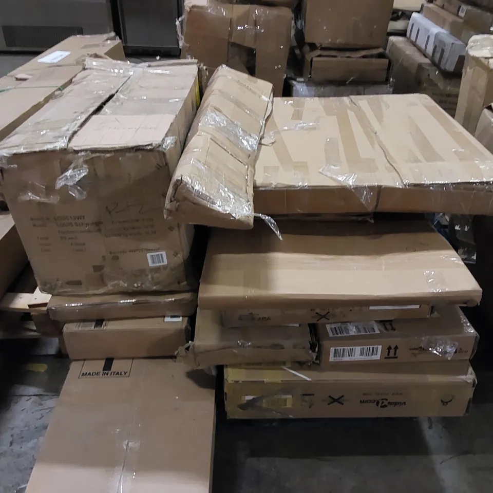 PALLET TO CONTAIN ASSORTED DESIGNER BOXED FURNITURE AND FURNITURE PARTS