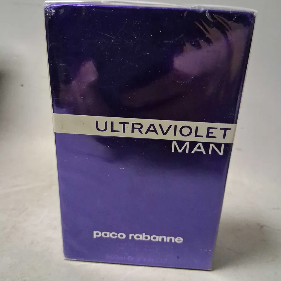 BOXED PACO RABANNE ULTRAVIOLET MAN 100ML EAU DE TOILETTE SPRAY