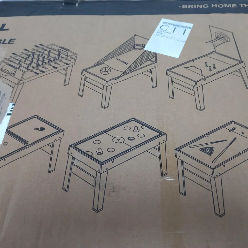 HY-PRO 3FT 7 IN 1 CARNIVAL MULTI FUN TABLE RRP £99.99