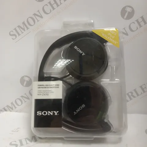 SONY MDR-ZX110 HEADPHONE, BLACK