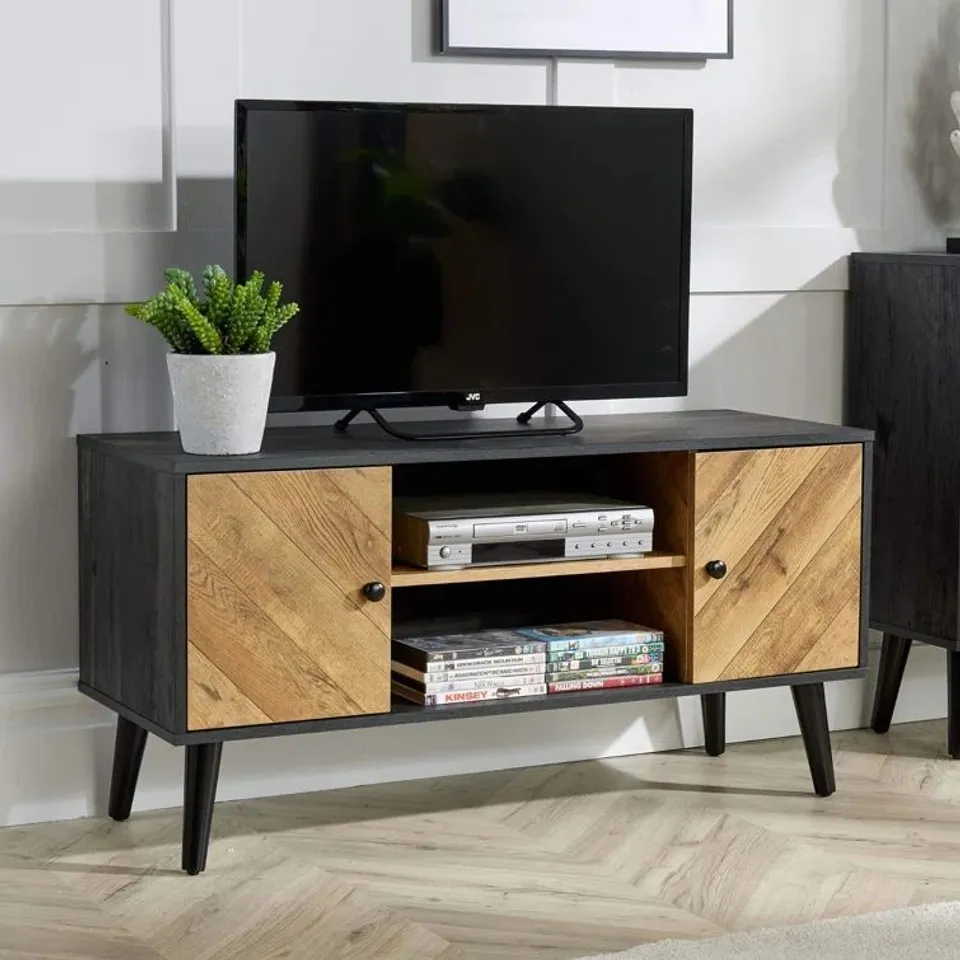 BOXED NUBIEBER TV STAND FOR TV'S UP TO 55"