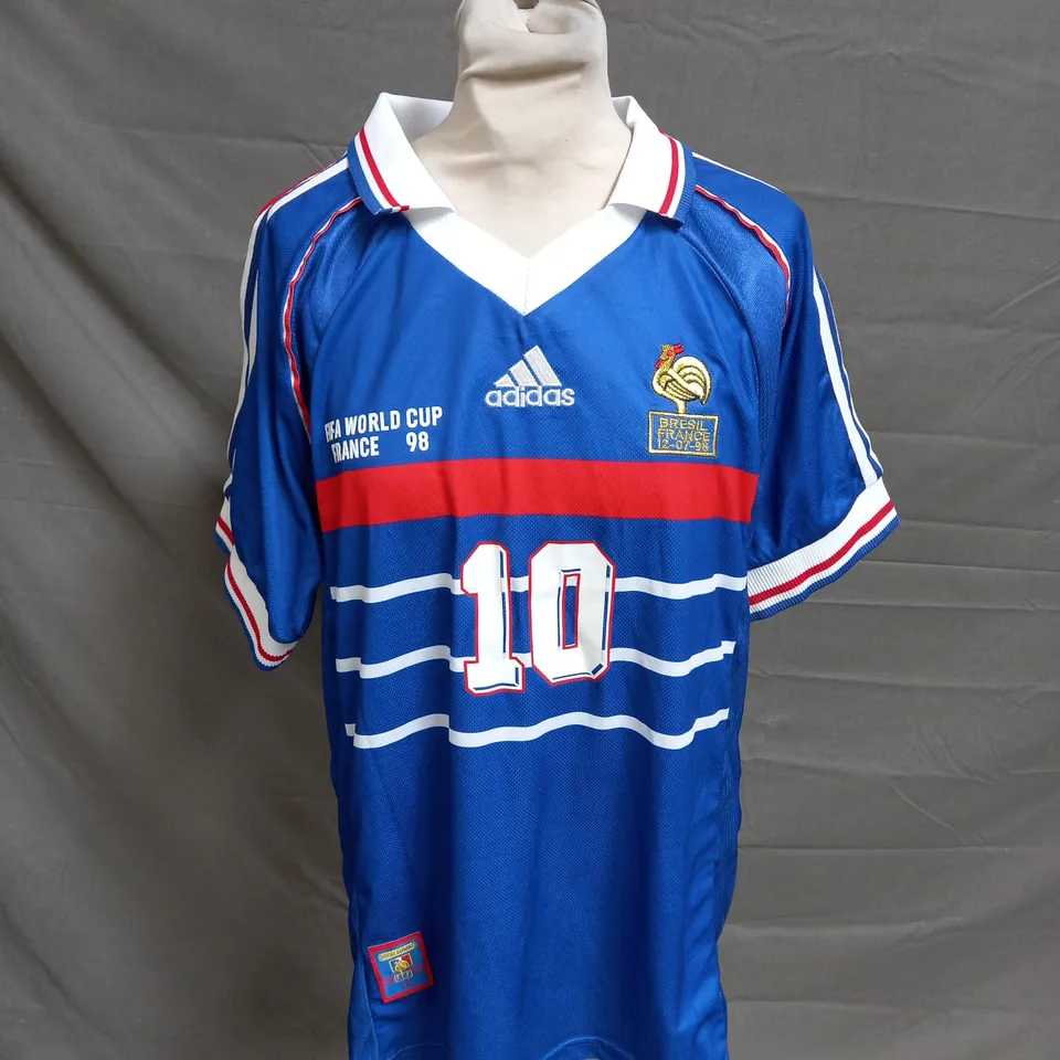 ADIDAS FIFA WORLD CUP FRANCE 1998 - ZIDANE 10 - MEDIUM