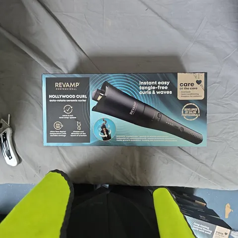 REVAMP HOLLYWOOD CURL CERAMIC 25MM AUTO-ROTATE CURLER – BOXED