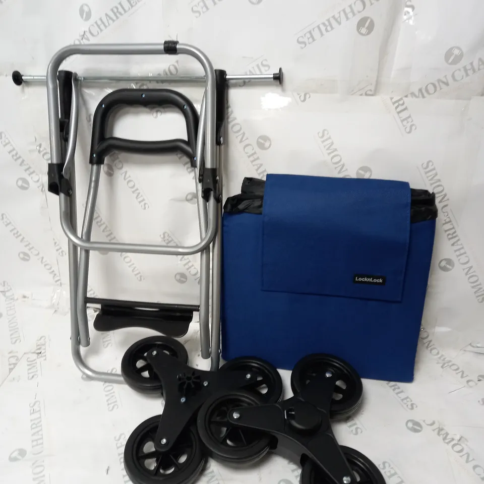 LOCK 'N LOCK INSULATED SHOPPING TROLLEY NAVY