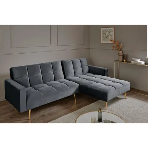 BOXED SHIFLET UPHOLSTERED CORNER SOFA (2 BOXES)
