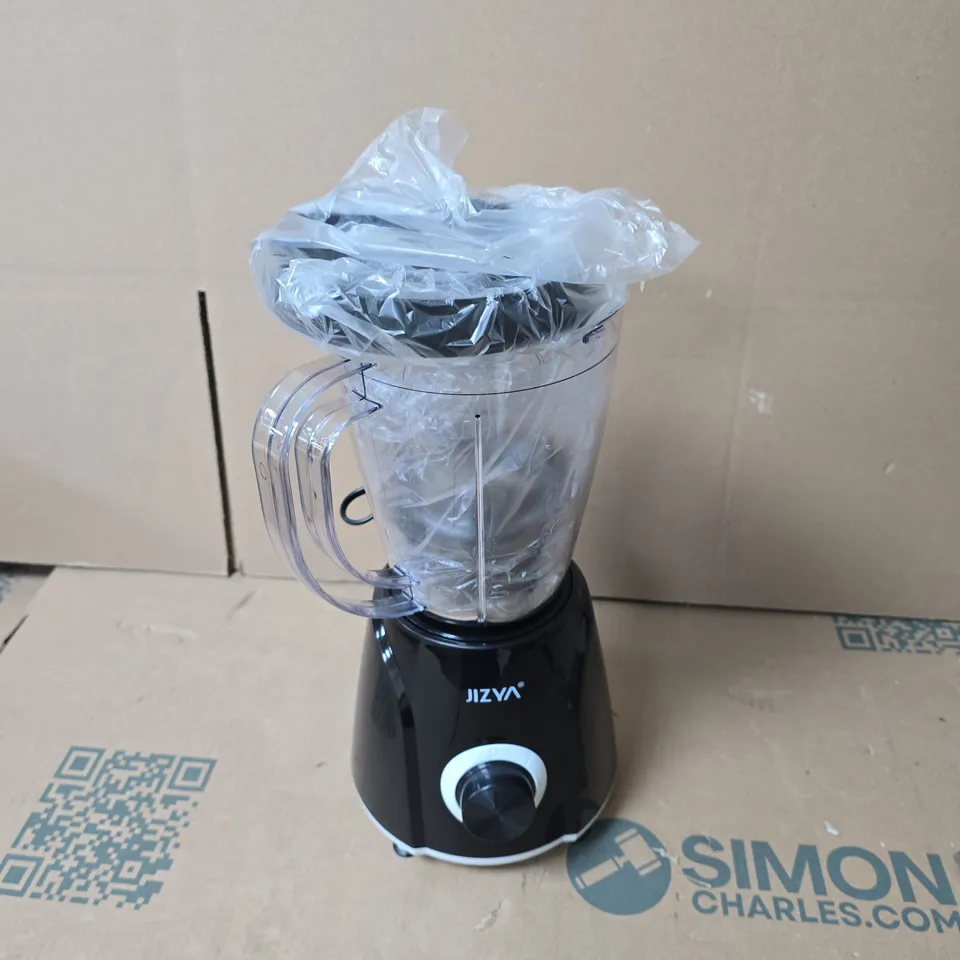 JIZVA KITCHEN BLENDER WITH BLACK BASE AND CLEAR JUG
