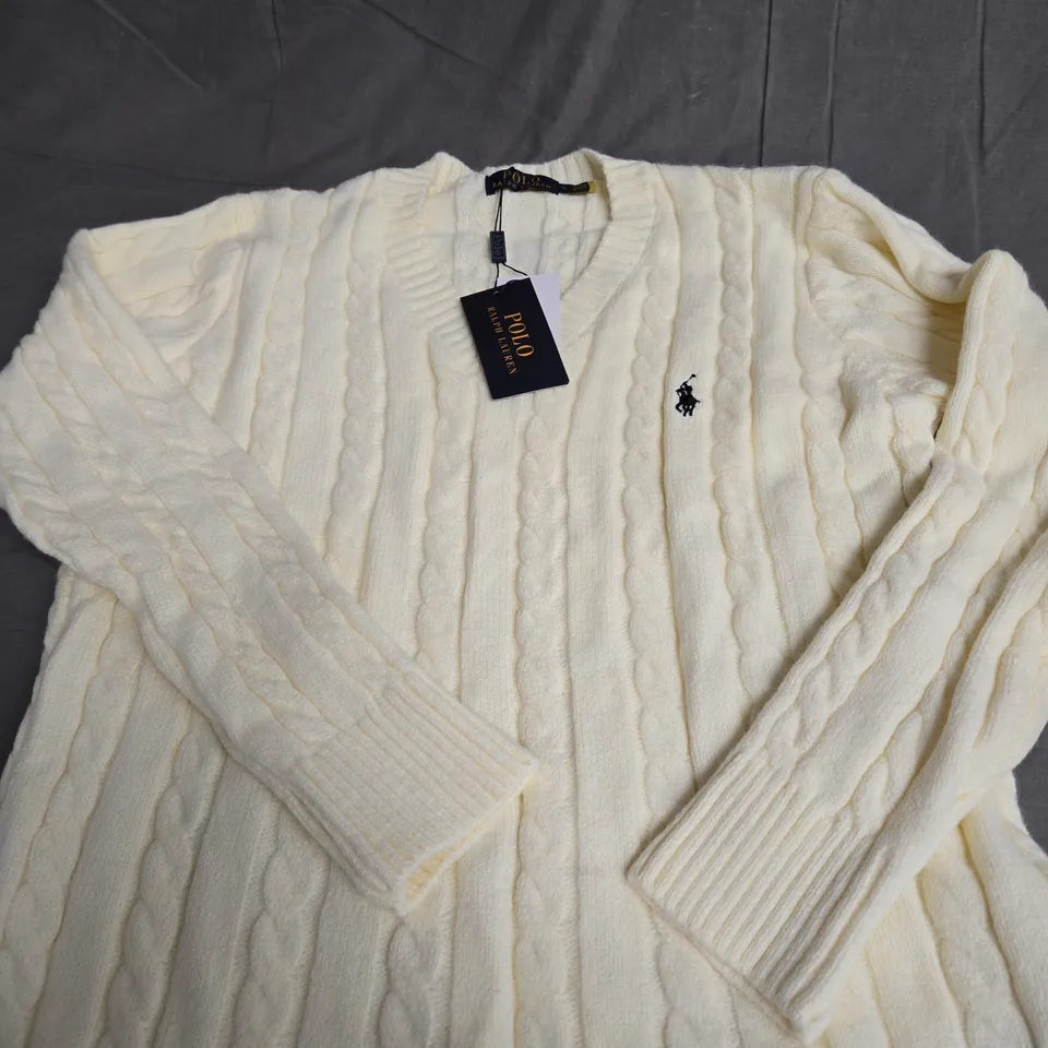 POLO RALPH LAUREN KNTTED JUMPER SIZE M