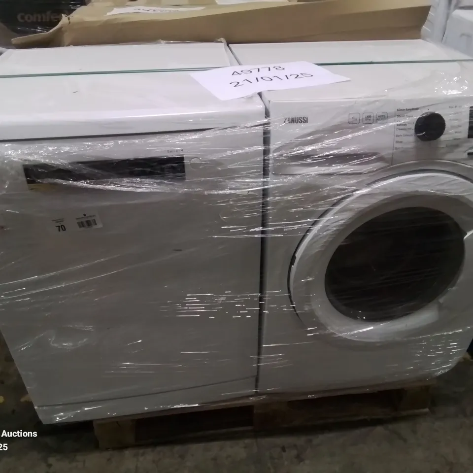 PALLET OF APPROXIMATELY 4 UNPROCESSED RAW RETURN WHITE GOODS TO INCLUDE;