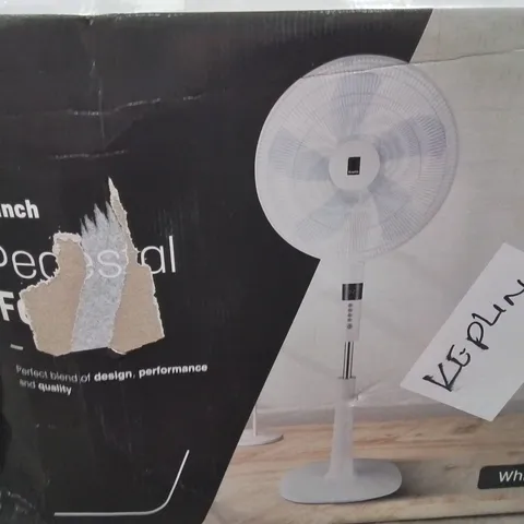 BOXED KEPLIN 16 INCH PEDESTAL FAN 