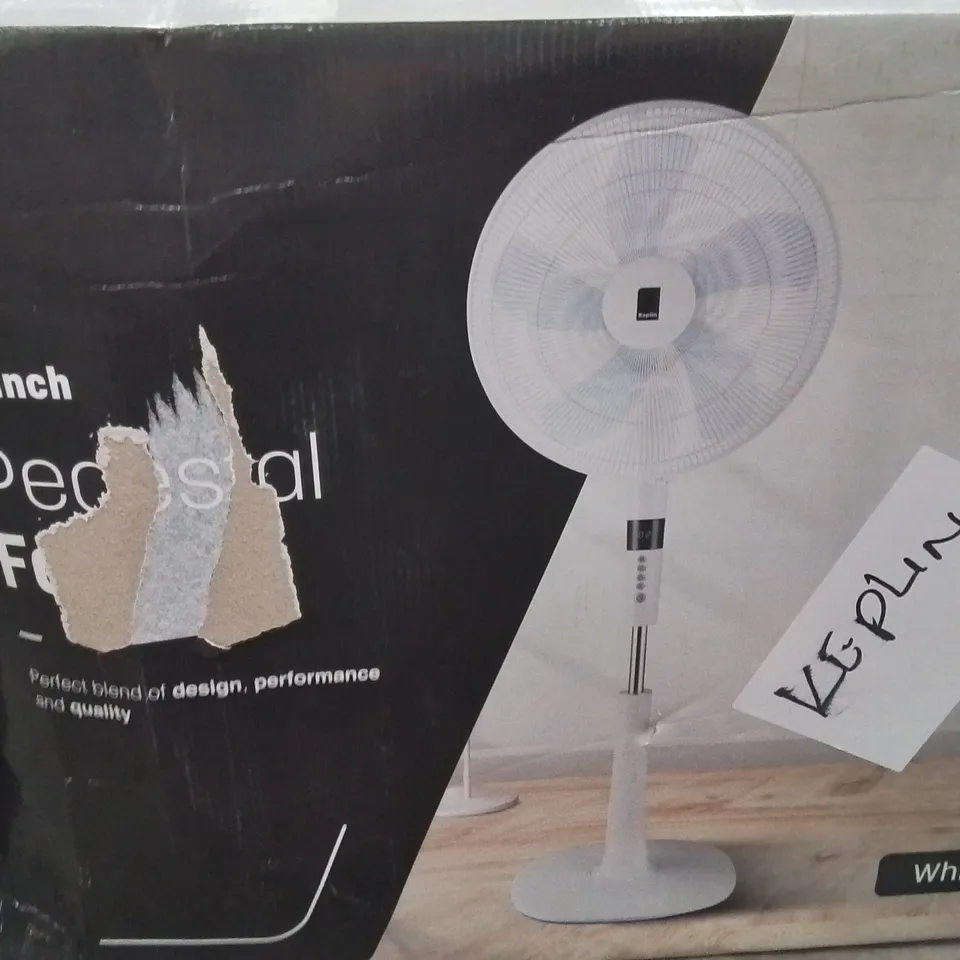 BOXED KEPLIN 16 INCH PEDESTAL FAN 