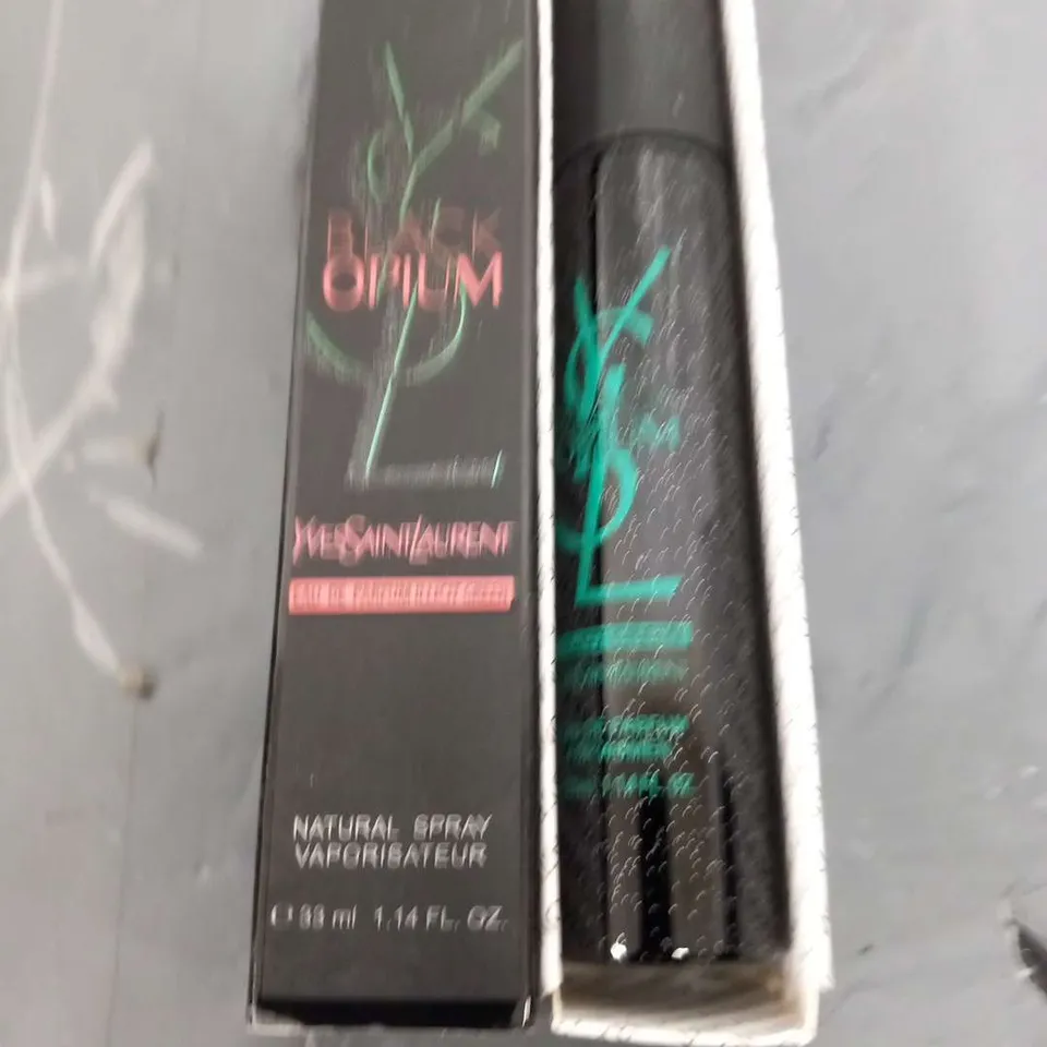 BOXED BLACK OPIUM YVES SAINT LAURENT EAU DE PARFUM ILLICT GREEN 33ML