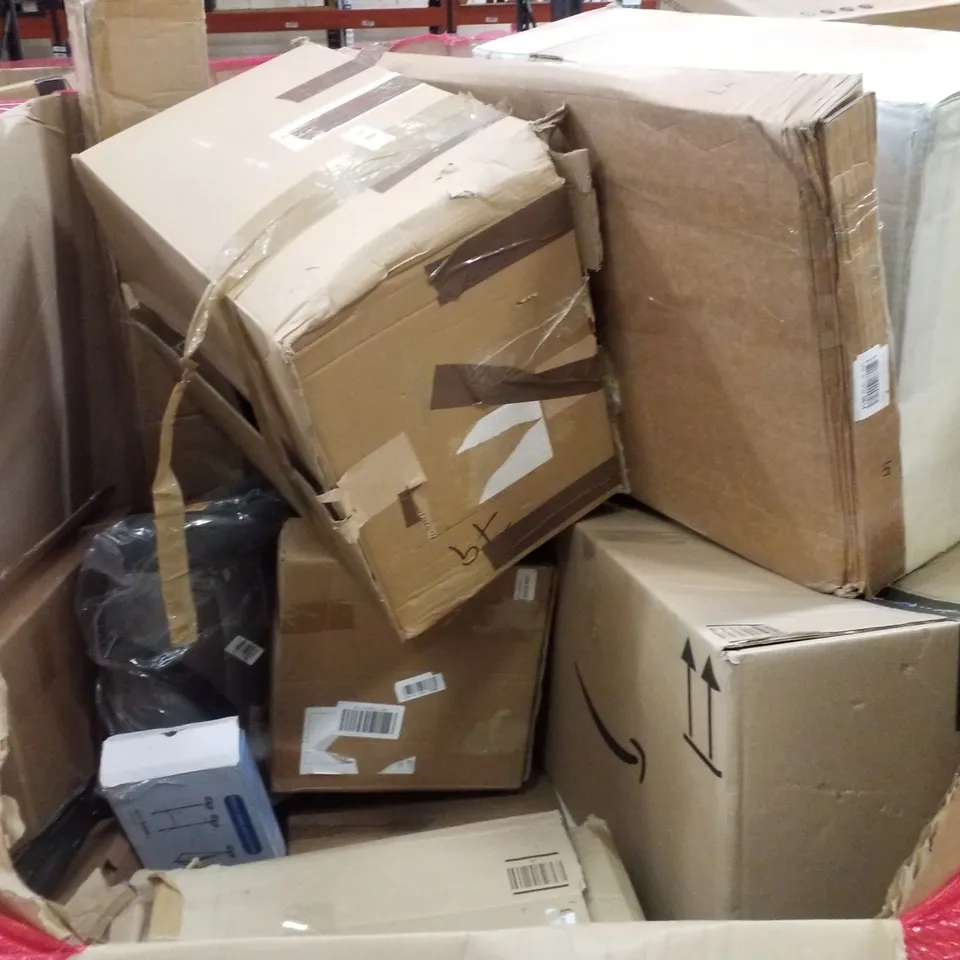 PALLET CONTAINING ASSORTED PRODUCTS INCLUDING MULTIFUNCTIONAL  FOOD PROCESSORS, ICE BATHTUB, ROLLER BLIND & GOVEE UPLIGHTER FLOOR LAMP