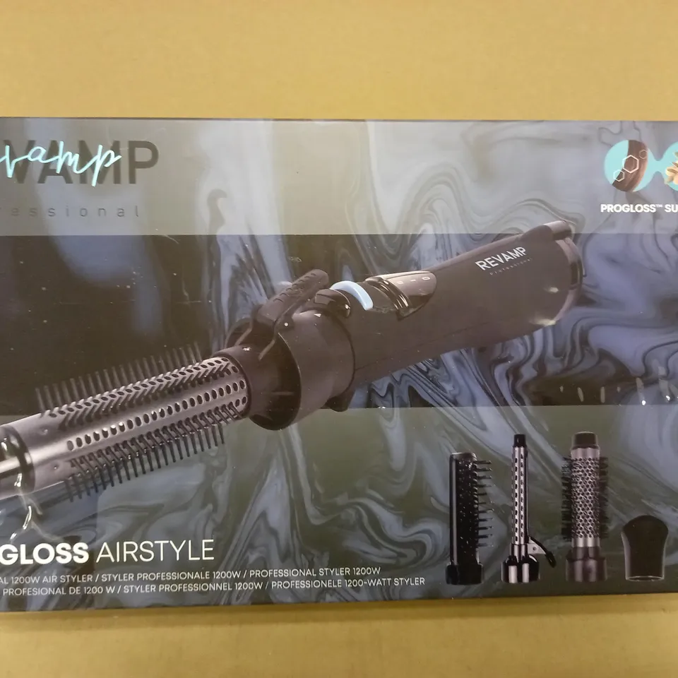 BOXED REVAMP PROGLOSS AIRSTYLE PROFESSIONAL 1200W AIR STYLER