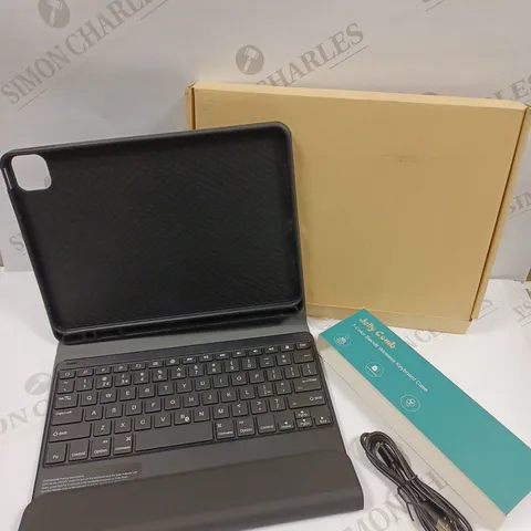 BOXED JELLY COMB 7-COLOUR BACKLIT WIRELESS KEYBOARD CASE 