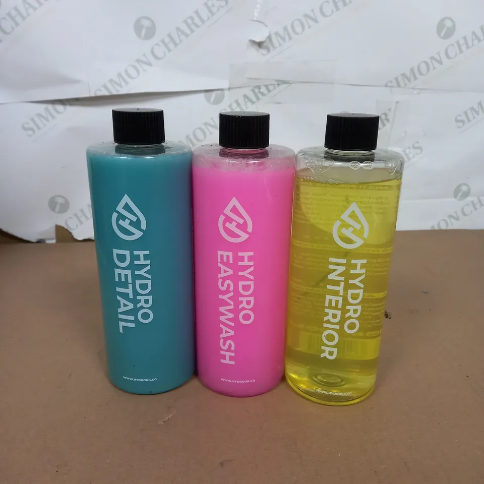 HYDRO SET OF 3 - DETAILING - EASY WASH - INTERIOR / COLLECTION ONLY 