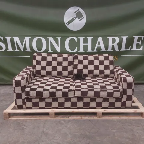 QUALITY DESIGNER FABRIC UPHOLSTERED 3 SEATER SOFA