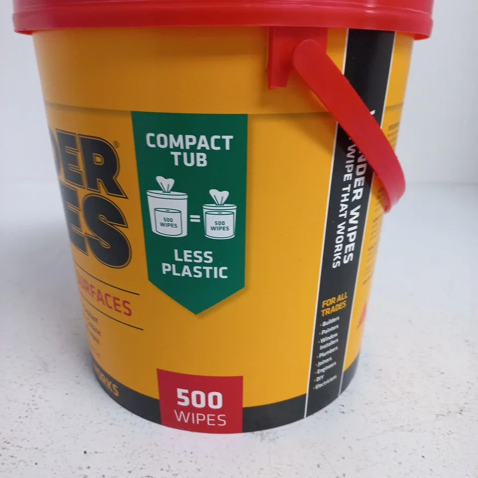 SIKA WONDER WIPES – COMPACT TUB, 500 WIPES (HANDS/TOOLS/SURFACES)
