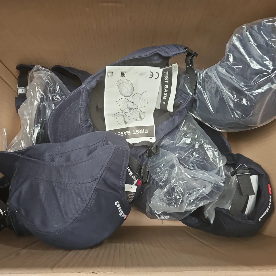 11 3M FIRST BASE 3 BUMP CAPS IN NAVY