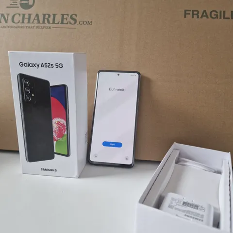 SAMSUNG GALAXY A52S 5G 128GB ANDROID SMART PHONE - AWESOME BLACK