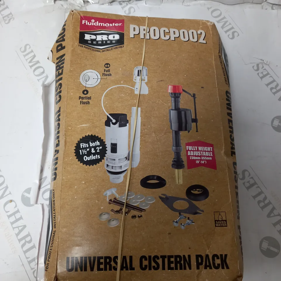 Fluidmaster PRO Cistern Refurbishment Kit with Dual Flush Valve and Inlet Valve PROCP002