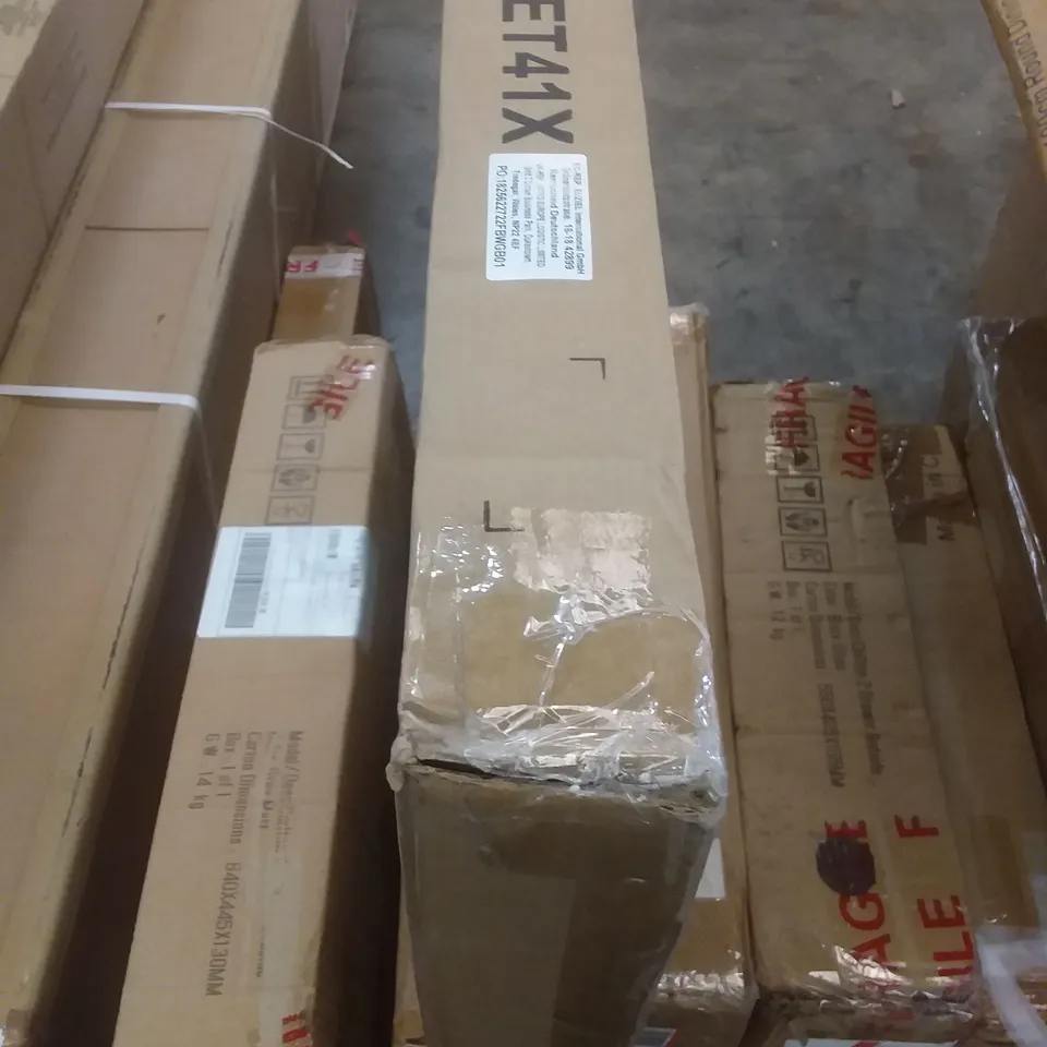 BOXED AMANI COFFEE TABLE RUSTIC BROWN/BLACK