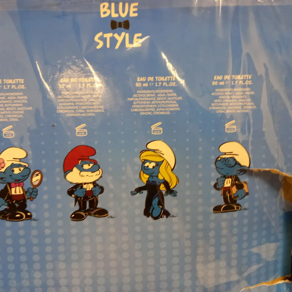 SMURFS BLUE STYLE EDT GIFT SET