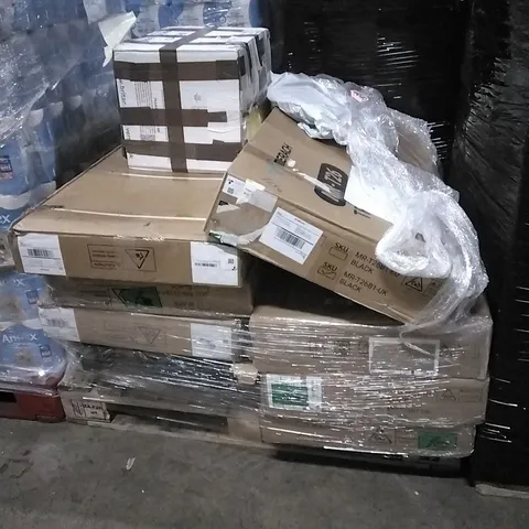 PALLET OF HOUSEHOLD ITEMS TO INCLUDE TREADMILLS AND OTHER ASSORTED ITEMS...