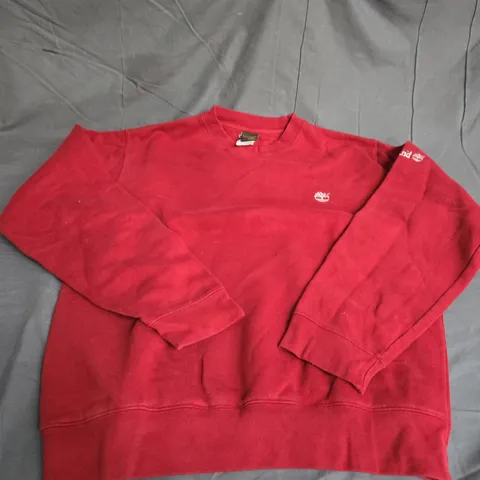 TIMBERLAND RED SWEATER SIZE S