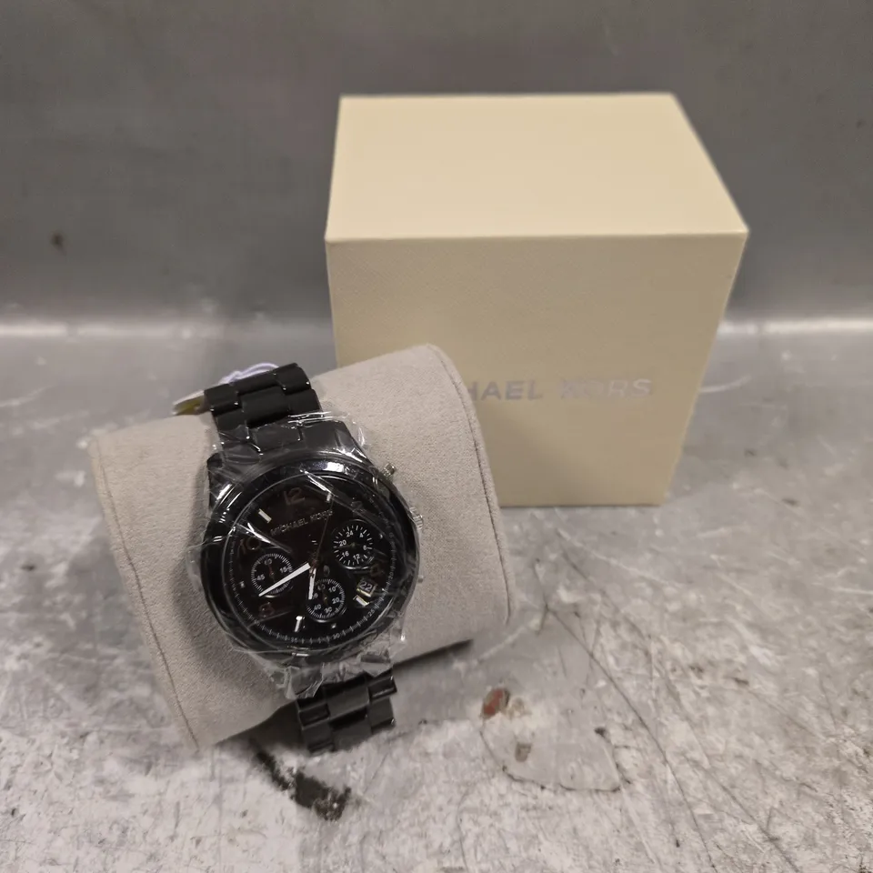 MICHAEL KORS BLACK DIAL WATCH 
