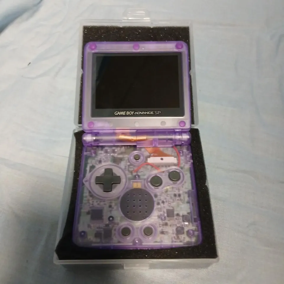 NINTENDO GAME BOY ADVANCE SP – PURPLE TRANSPARENT (GBA SP)