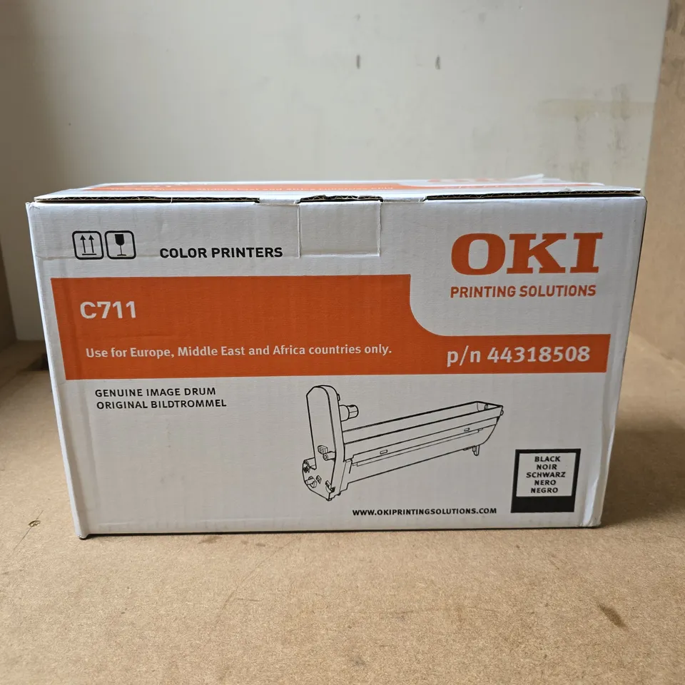 OKI PRINTING SOLUTIONS GENUINE IMAGE DRUM C711 BLACK BOXED