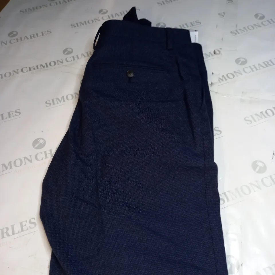 BURTONS SKINNY FIT NAVY MARI SUIT TROUSERS SIZE 36R