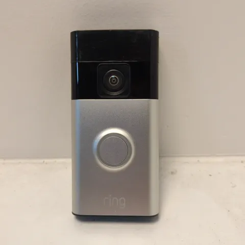 RING BATTERY VIDEO DOORBELL – BLACK & SILVER (DOORBELL CAMERA)