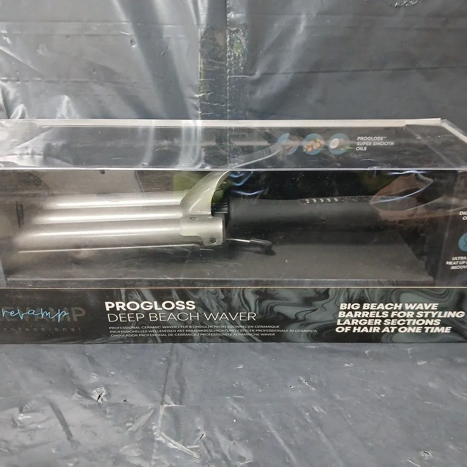 BOXED REVAMP PROGLOSS DEEP BEACH WAVER WV-2000