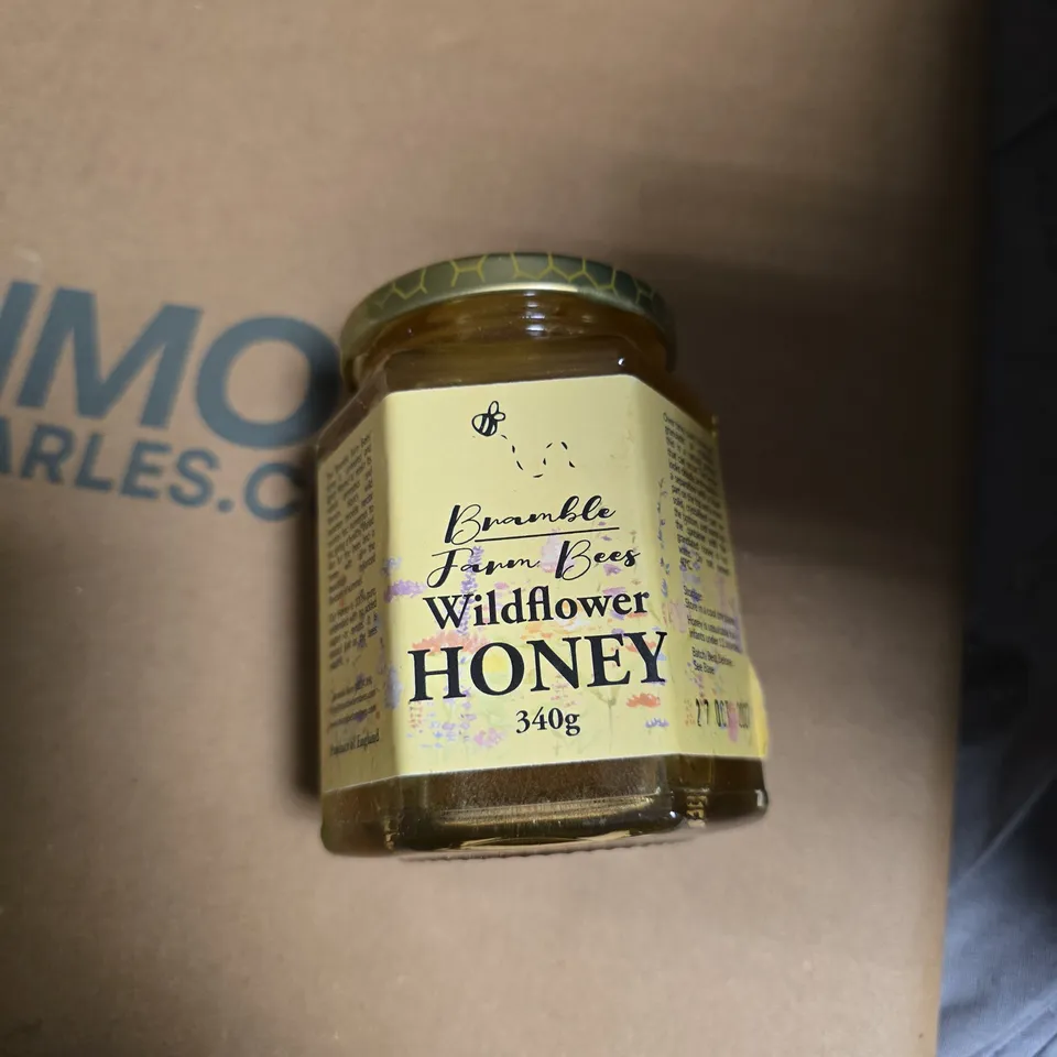 BRAMBLE FARM BEES WILDFLOWER HONEY 340G