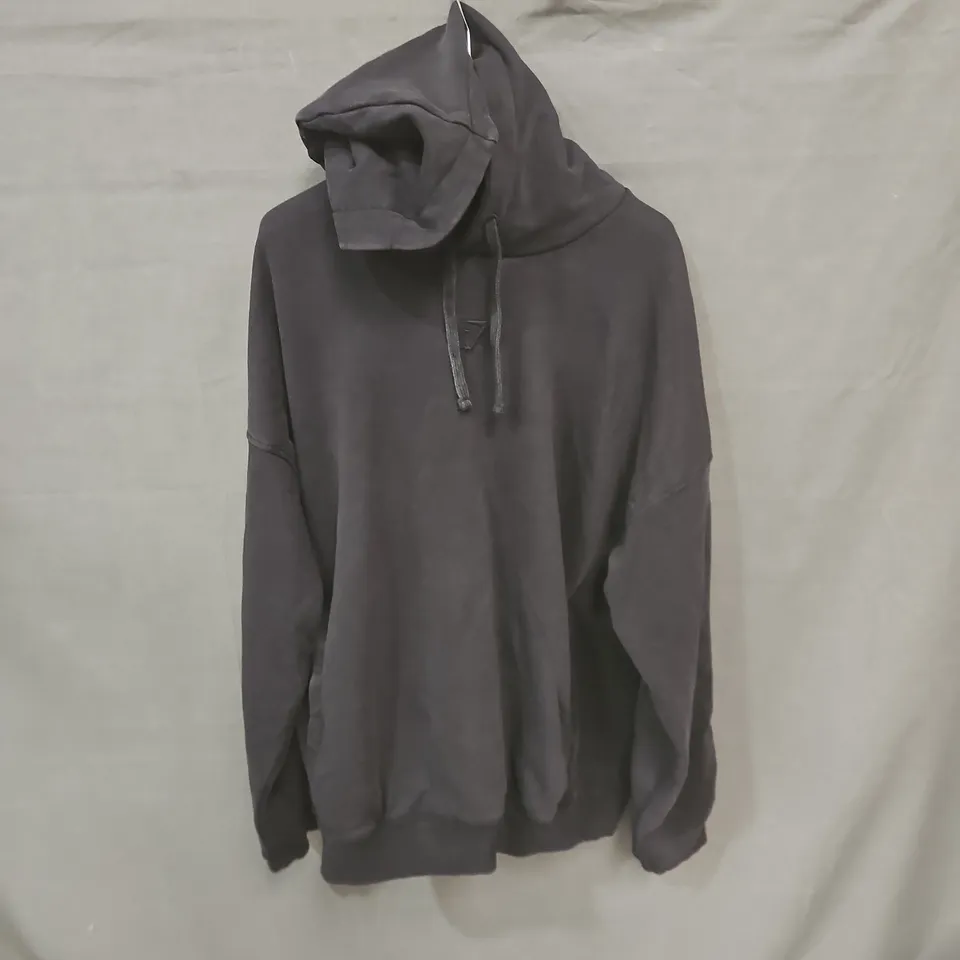 GYMSHARK HOODIE – BLACK – SIZE L
