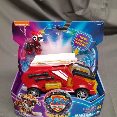 PAW PATROL THE MIGHTY MOVIE - MARSHALL FIRETRUCK