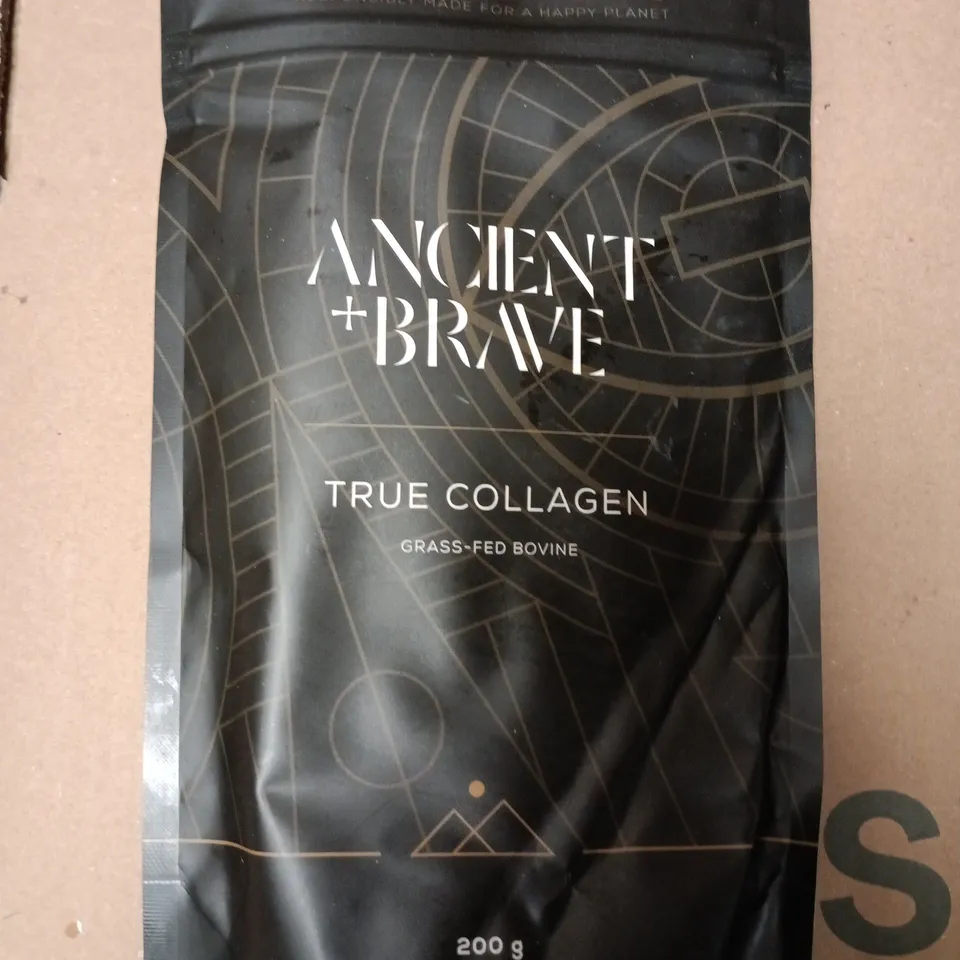 ANCIENT + BRAVE TRUE COLLAGEN POWDER – 200 G, GRASS-FED BOVINE