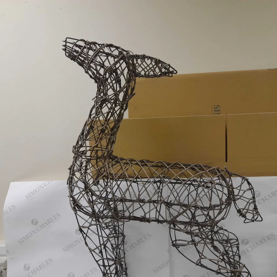 1.1M BROWN DEER WITH TIMER-WARM WHITE LEDS