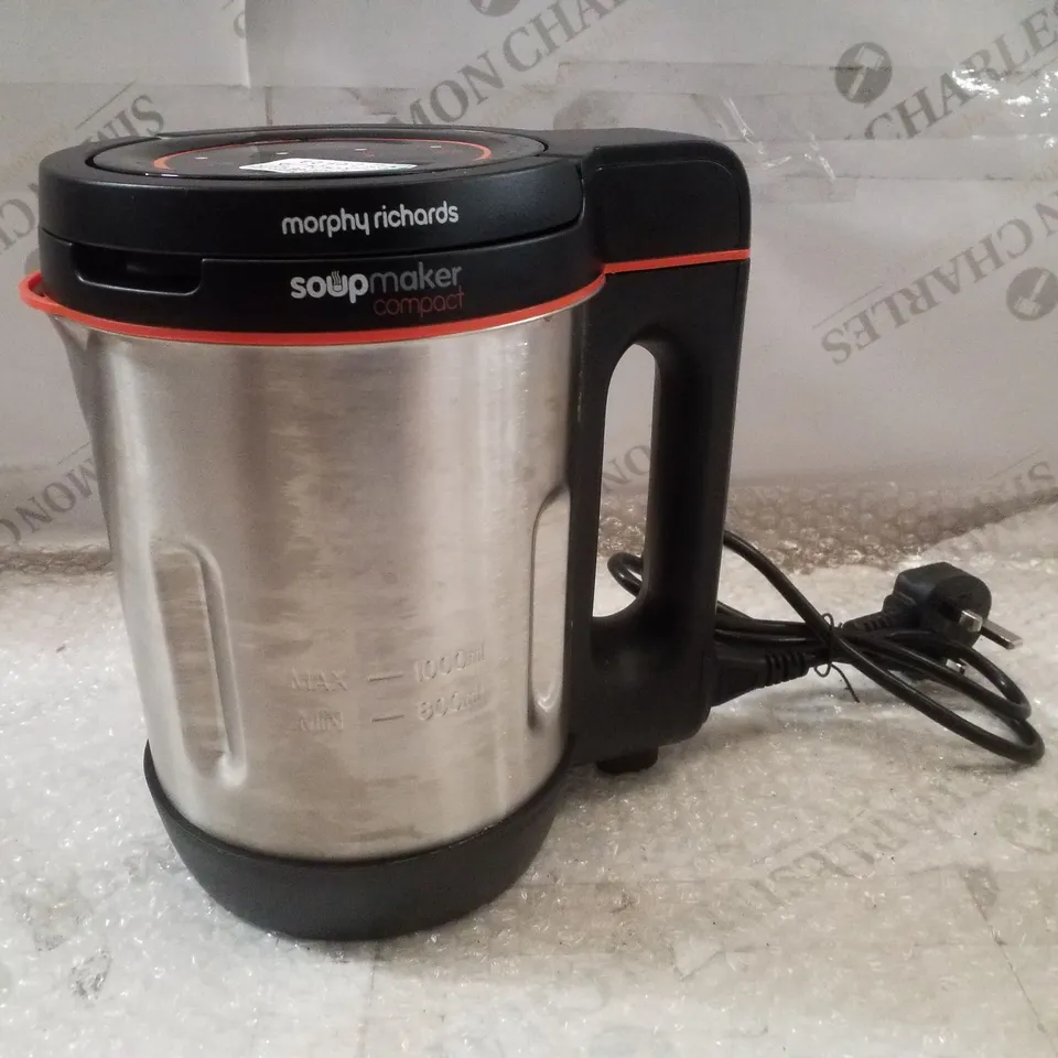 BOXED MORPHY RICHARDS COMPACT 1L SOUP MAKER