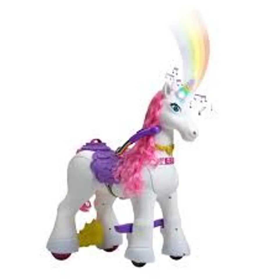 BOXED FEBER MY LOVELY UNICORN RIDE-ON  RRP £199.99